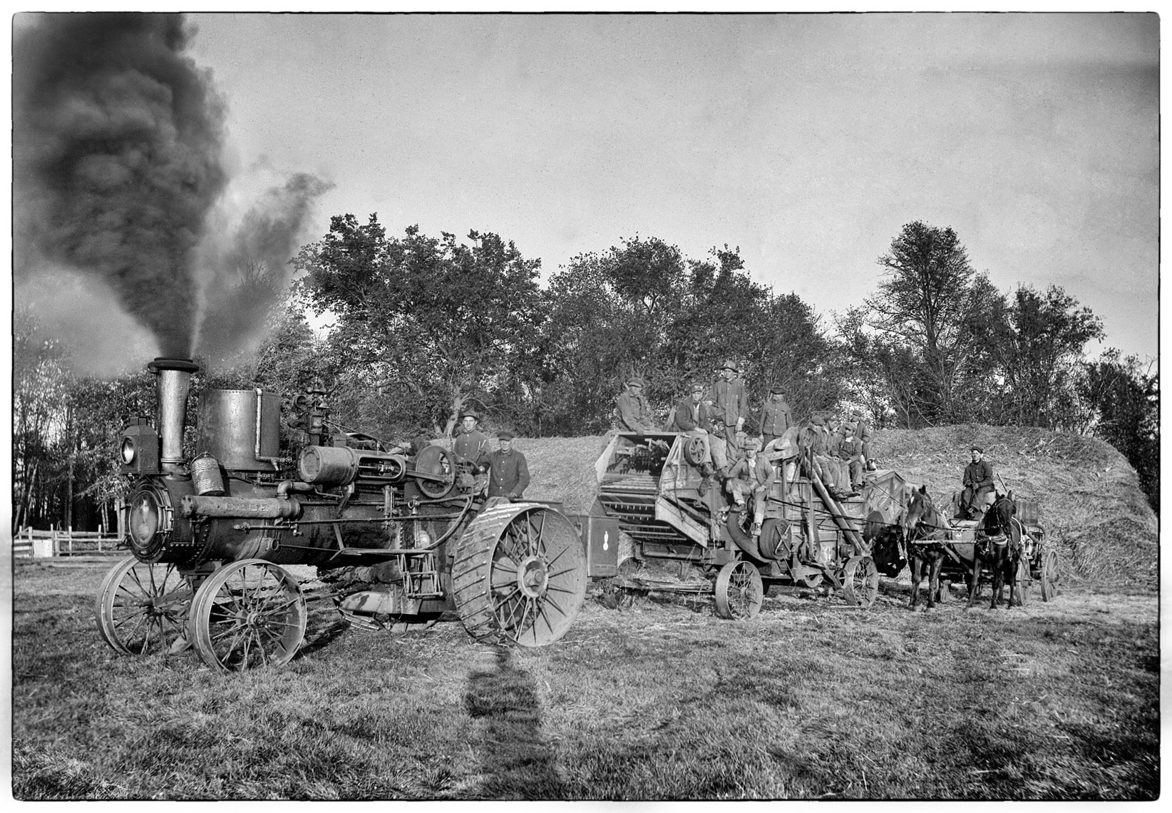 Stem tractor/hay bailer/Wadena/MN/lifestyle photo