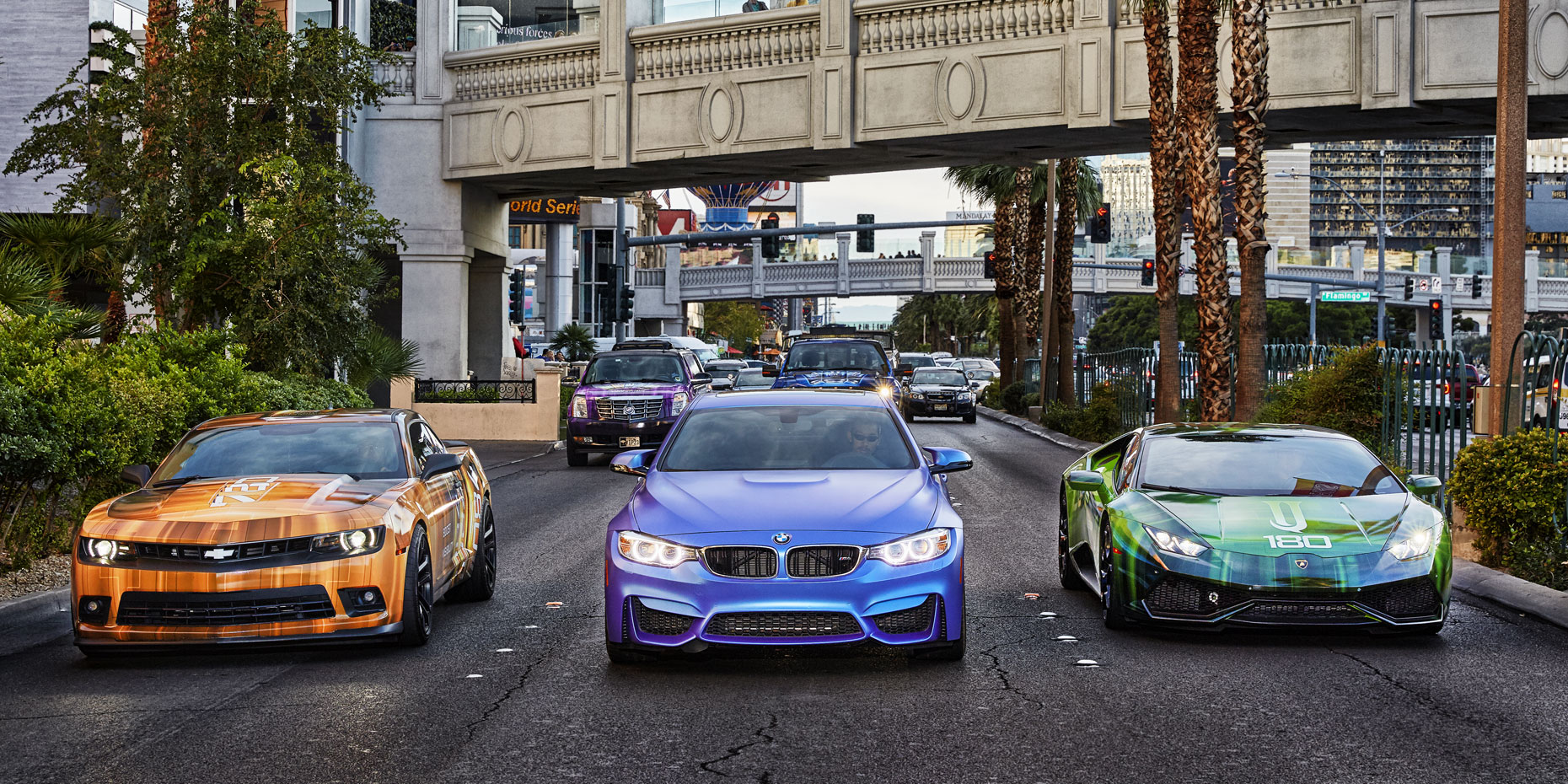 3M car wraps/Las Vegas strip/auto location photography