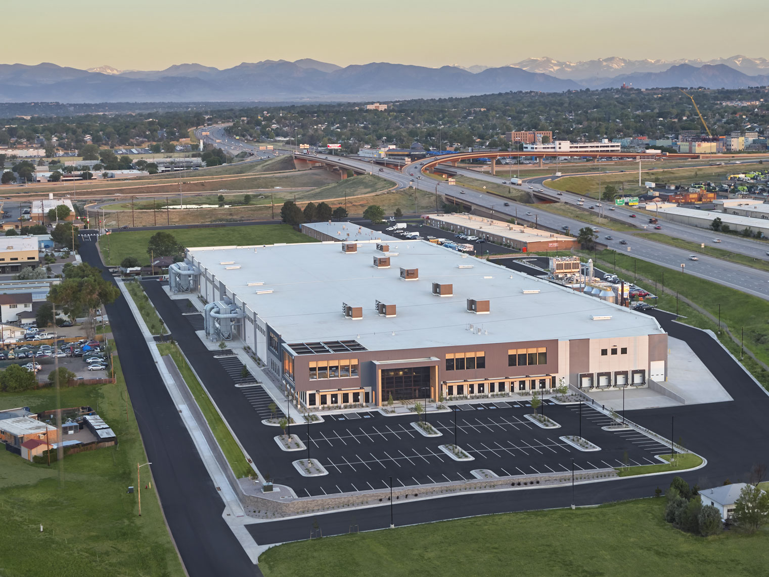 drone/arcitectural exterior photograph