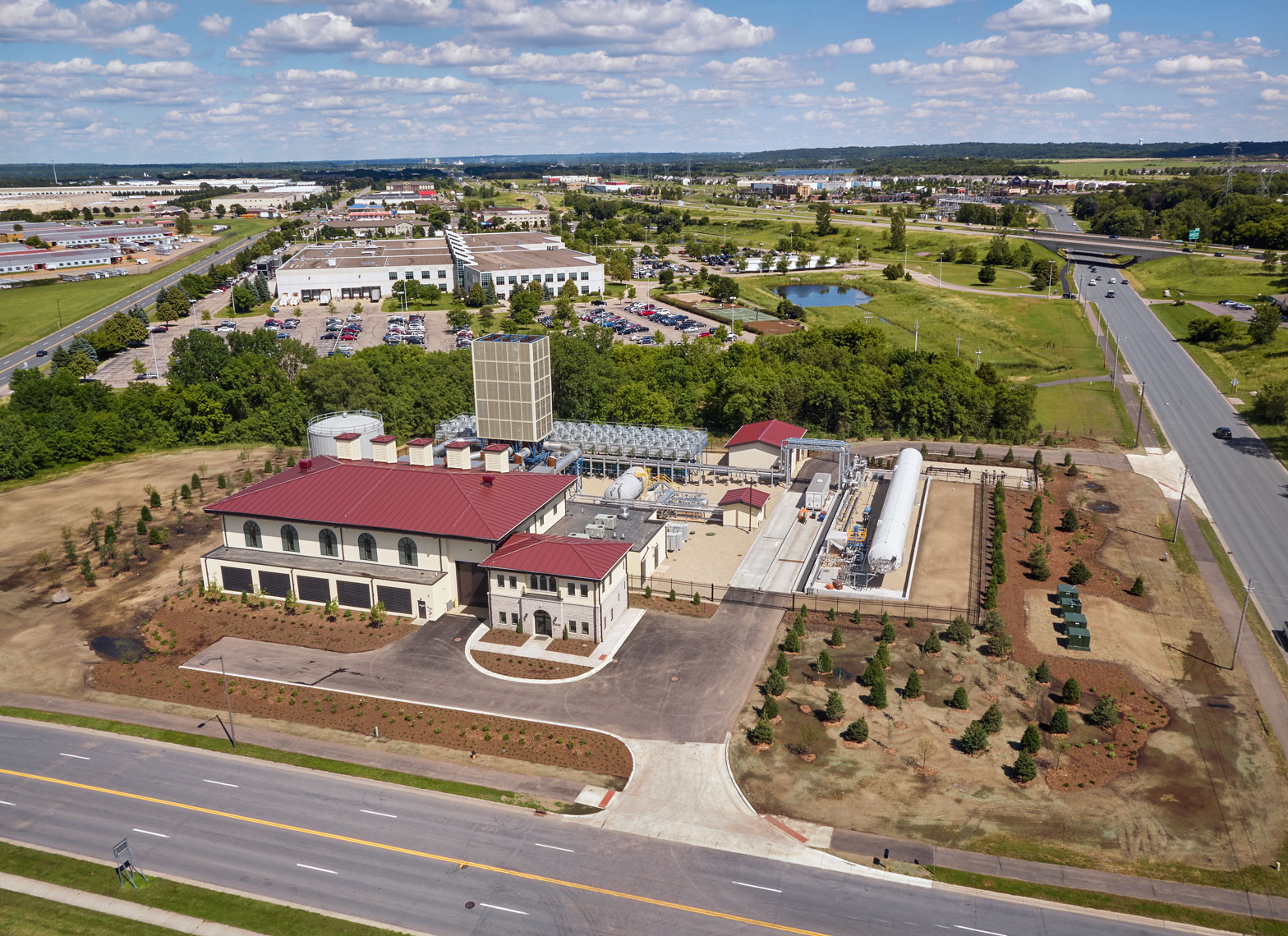 Avant energy plant/Shakopee, MN/new/arial drone photography