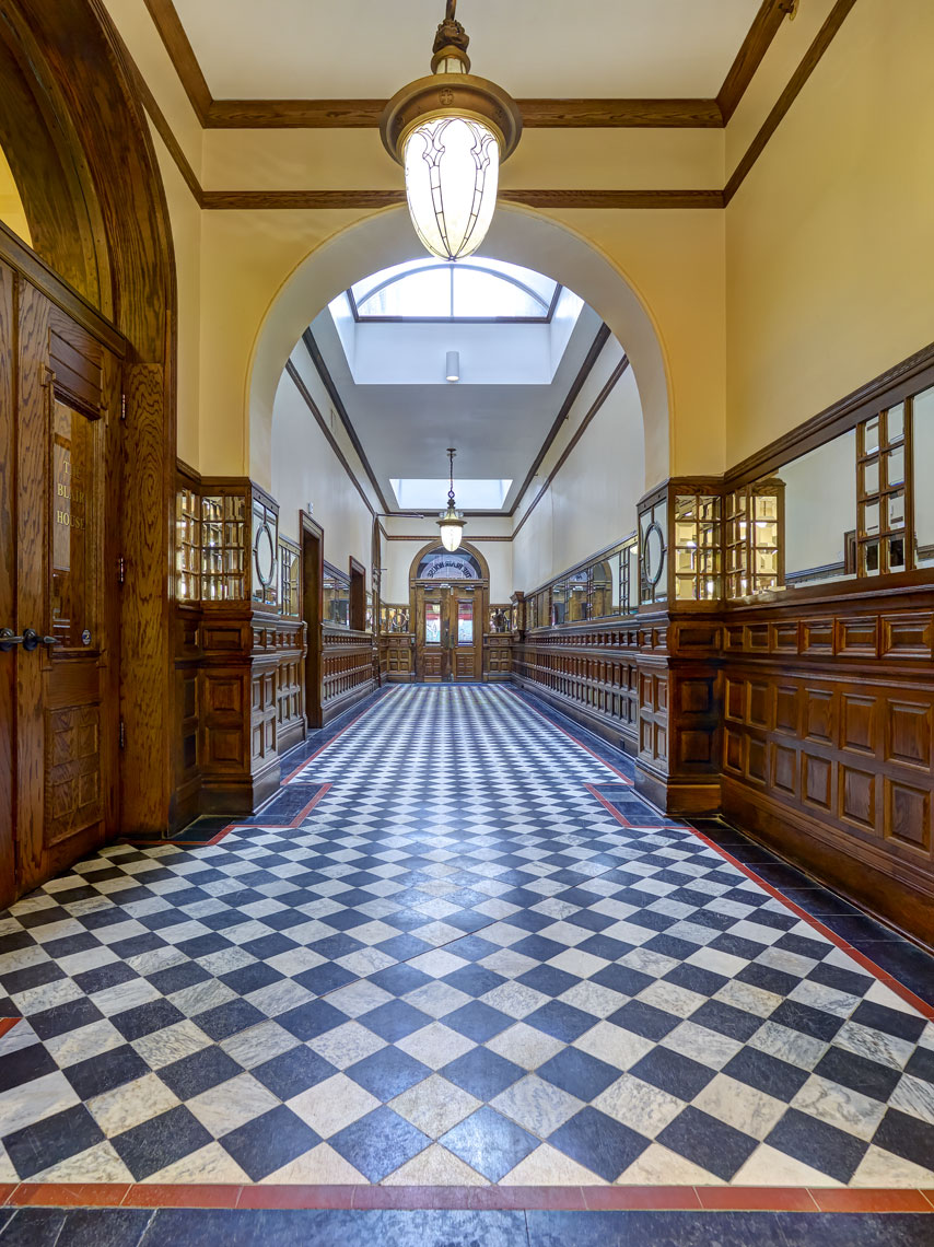 Blair/ornate hallway/interior architectural photography