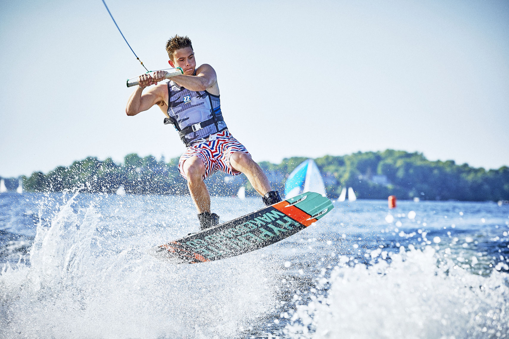 DryeSupply Shorts/man/wakeboarding/jumping/lifestyle photography