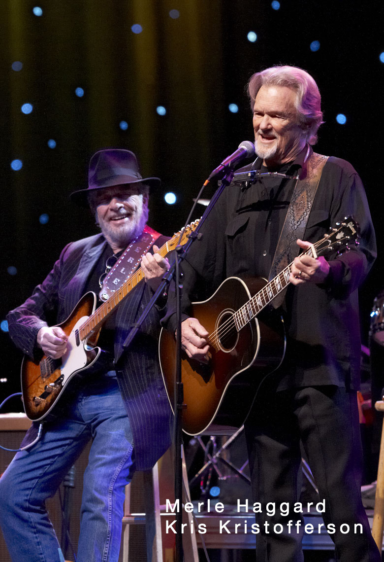 Merle Haggard/Kris Kristofferson/Mystic Lake Casino/lifestyle photo