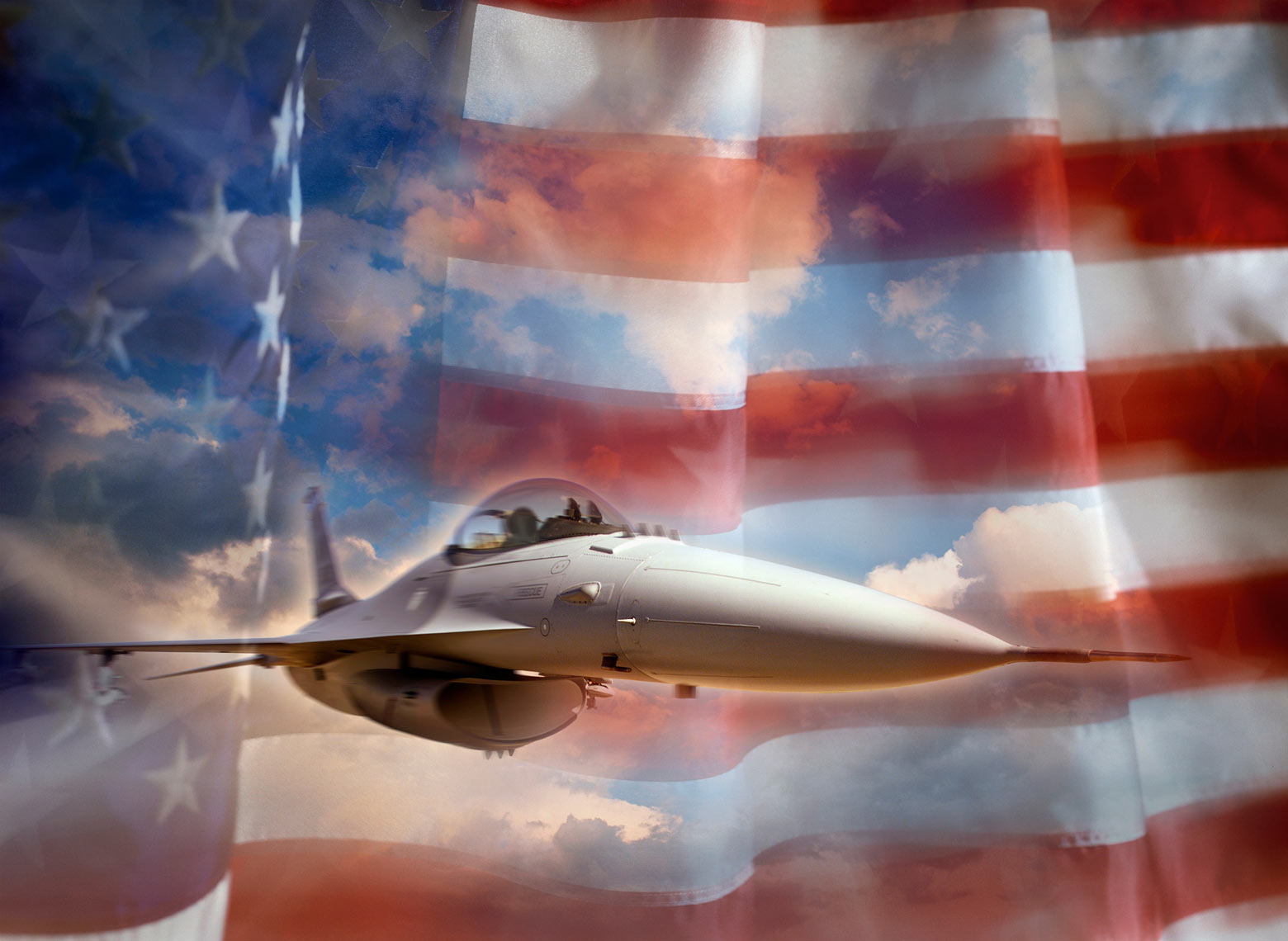 USA/fighter jet/US flag behind/aviation photography
